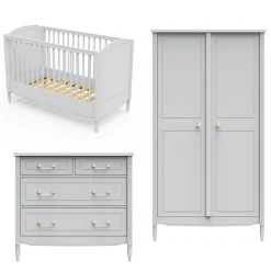 Commodes|Lits 60X120 Évolutifs* Chambre Lafayette : Lit 60 x 120 cm + armoire + commode de Théo