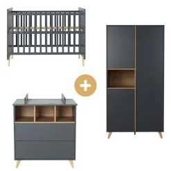 Lits 60X120 Non Évolutifs* Chambre Loft : Lit 60x120 + armoire + commode de Quax