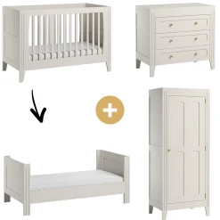 Commodes|Lits 70X140 Évolutifs* Chambre Milenne : Lit 70x140 cm + armoire + commode de Vox