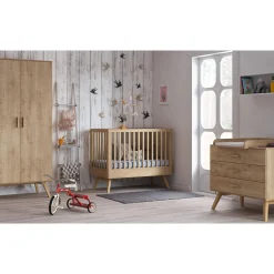 Commodes|Armoires 3 Portes* Chambre Nautis : Lit 60x120 + Armoire + Commode de Vox