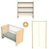 Commodes* Chambre Vanille : Lit 60x120 + Commode + Armoire de Sauthon Baby's Sweet Home