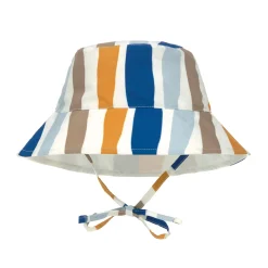 Chapeaux, Bonnets, Écharpes*Lässig Chapeau anti-UV réversible de Vagues Bleu