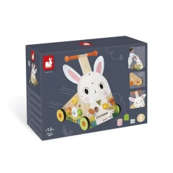 Porteurs*Janod Chariot Multi-Activités de Ferme Lapin