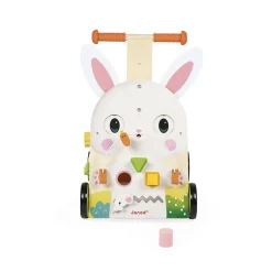 Porteurs*Janod Chariot Multi-Activités de Ferme Lapin