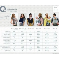 Écharpes De Portage|Tout Pour Vos Balades*Babylonia Écharpe de portage Tricot-Slen Organic extensible bio de Organic Silvercloud