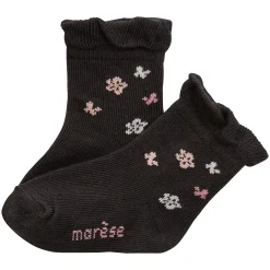 Chaussettes, Collants, Chaussons*Marèse Chaussettes Petite Fleurette de Gris