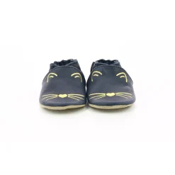 Chaussettes, Collants, Chaussons*Robeez Chaussons Goldy Cat 17/18 de Marine