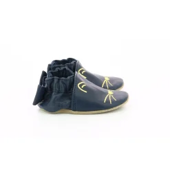 Chaussettes, Collants, Chaussons*Robeez Chaussons Goldy Cat 17/18 de Marine