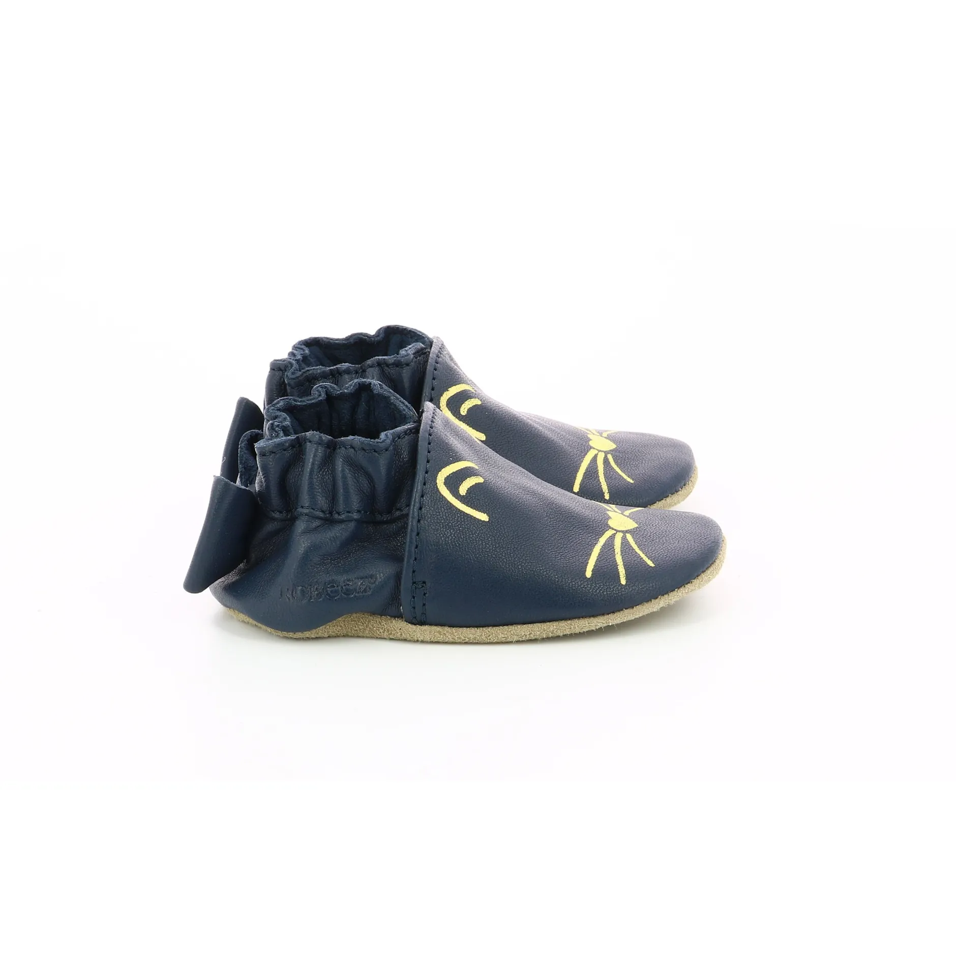 Chaussettes, Collants, Chaussons*Robeez Chaussons Goldy Cat 17/18 de Marine