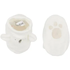 Bonnets, Moufles, Chaussons|Vêtements Naissance*Marèse Chaussons Petit Koala de Écru