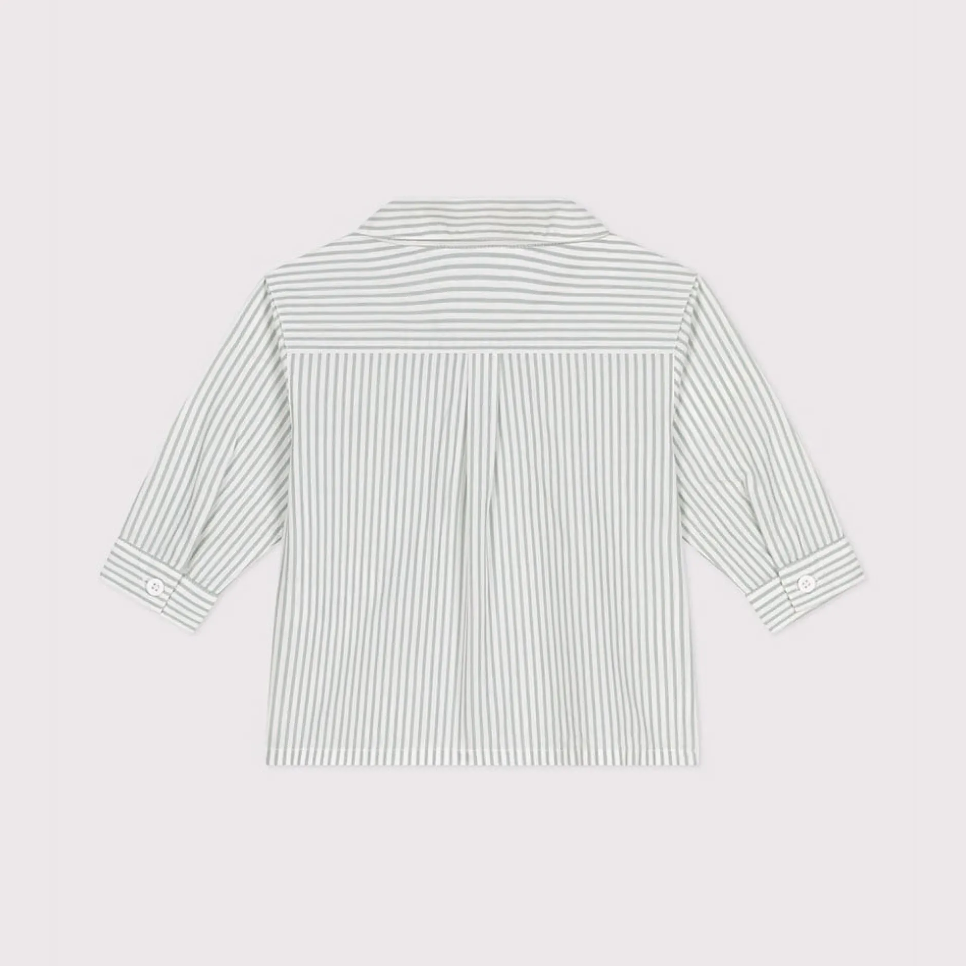 T-Shirts, Polos, Chemises*Petit Bateau Chemise en coton rayée de Paul / Ecume