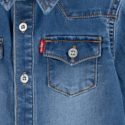 T-Shirts, Polos, Chemises|T-Shirts, Blouses, Chemises*Levi's Kids Chemise en denim manches longues de