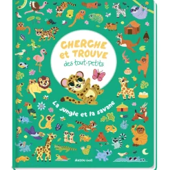 Livres*AUZOU Cherche et Trouve des tout-petits de La jungle et la savane