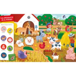 Livres*AUZOU Cherche et Trouve des tout-petits de Chez les animaux