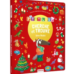 Livres*AUZOU Cherche et trouve des tout-petits de P'tit loup Vive noël