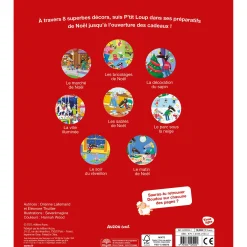 Livres*AUZOU Cherche et trouve des tout-petits de P'tit loup Vive noël