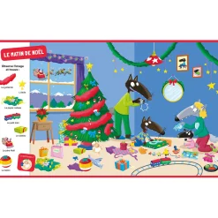 Livres*AUZOU Cherche et trouve des tout-petits de P'tit loup Vive noël