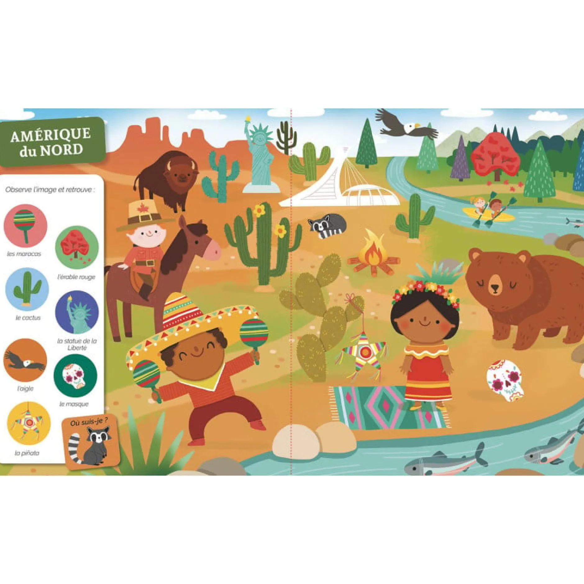 Livres*AUZOU Cherche et Trouve des tout-petits de Autour du monde