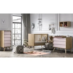 Commodes|Commodes*Vox Chiffonnier Vintage de Bois / Rose