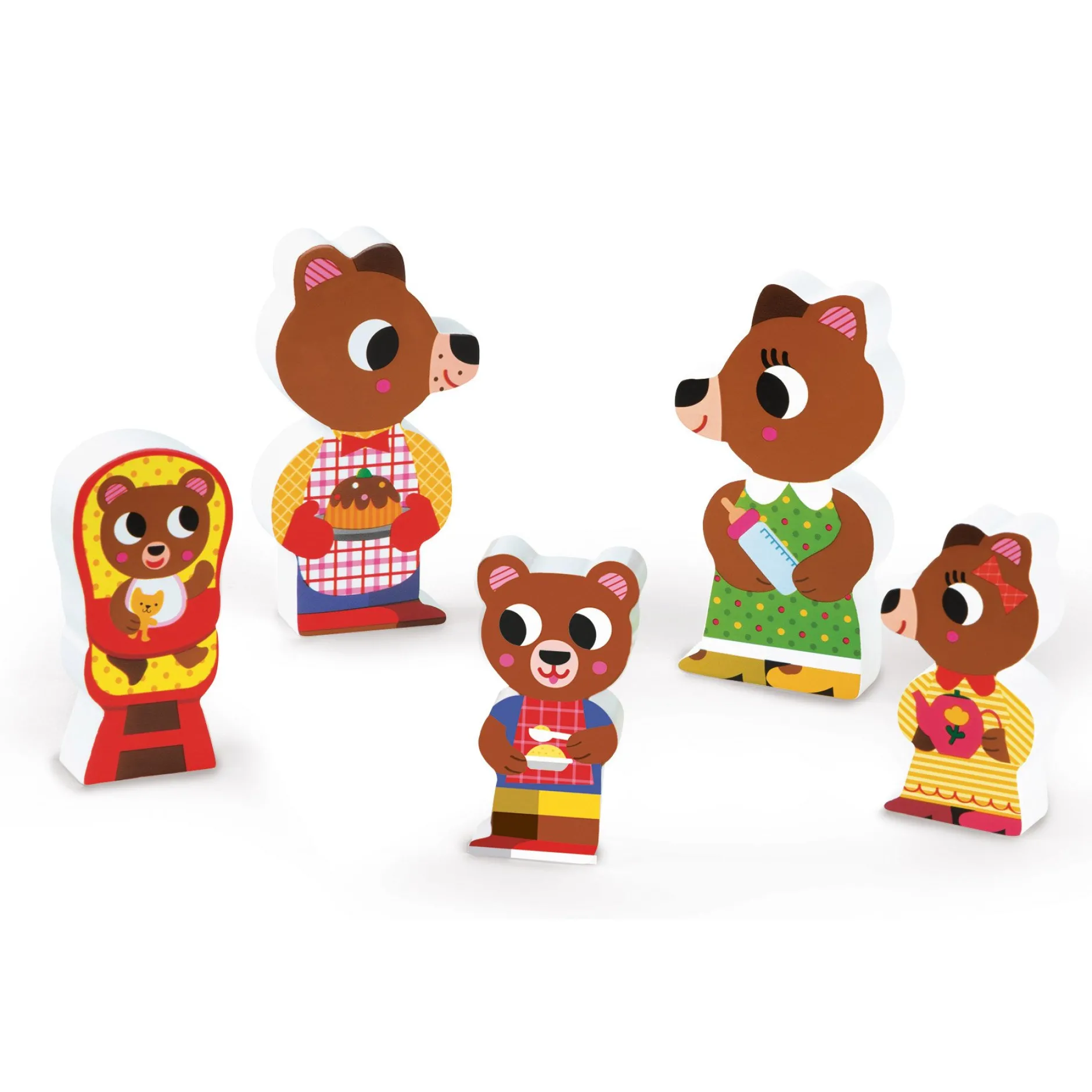 Puzzle|Jouets En Bois*Janod Chunky Puzzle bois 7 pièces de Marin