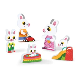 Puzzle|Jouets En Bois*Janod Chunky Puzzle bois 7 pièces de Marin