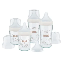 Biberons Verre|Coffrets Nouveau-Né*Nuk Coffret biberons verre Perfect Match 2 x 120ml + 2 x 230ml de
