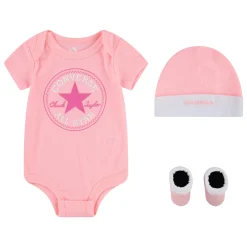Chapeaux, Bonnets, Écharpes|Bodies*Converse Coffret Bodie + Bonnet + Chaussons de Rose