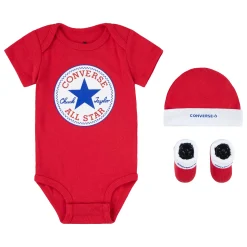 Chaussettes, Collants, Chaussons|Chapeaux, Bonnets, Écharpes*Converse Coffret Bodie + Bonnet + Chaussons de Rouge
