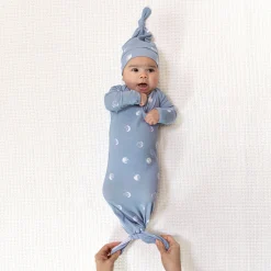 Pyjamas|Pyjamas*aden + anais essentials Coffret cadeau nouveau-né combinaison + bonnet à nouer 0-3 mois de Blue Moon