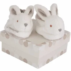 Coffrets De Naissance*Doudou et Compagnie Coffret chaussons Lapin Bonbon 0-6 mois de Beige