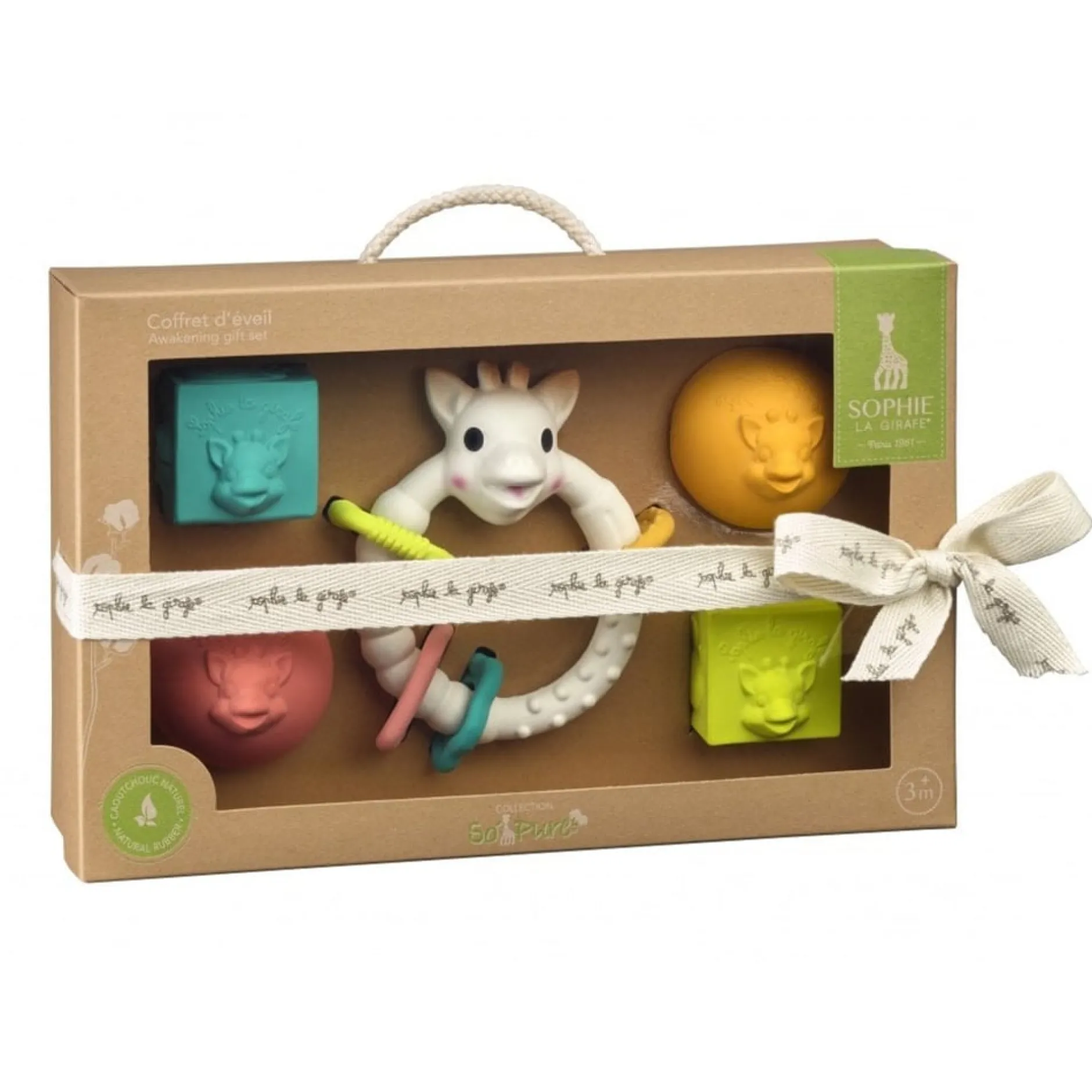 Autres Jouets D'Éveil*Sophie La Girafe® Coffret d'éveil So'pure de Sophie la Girafe