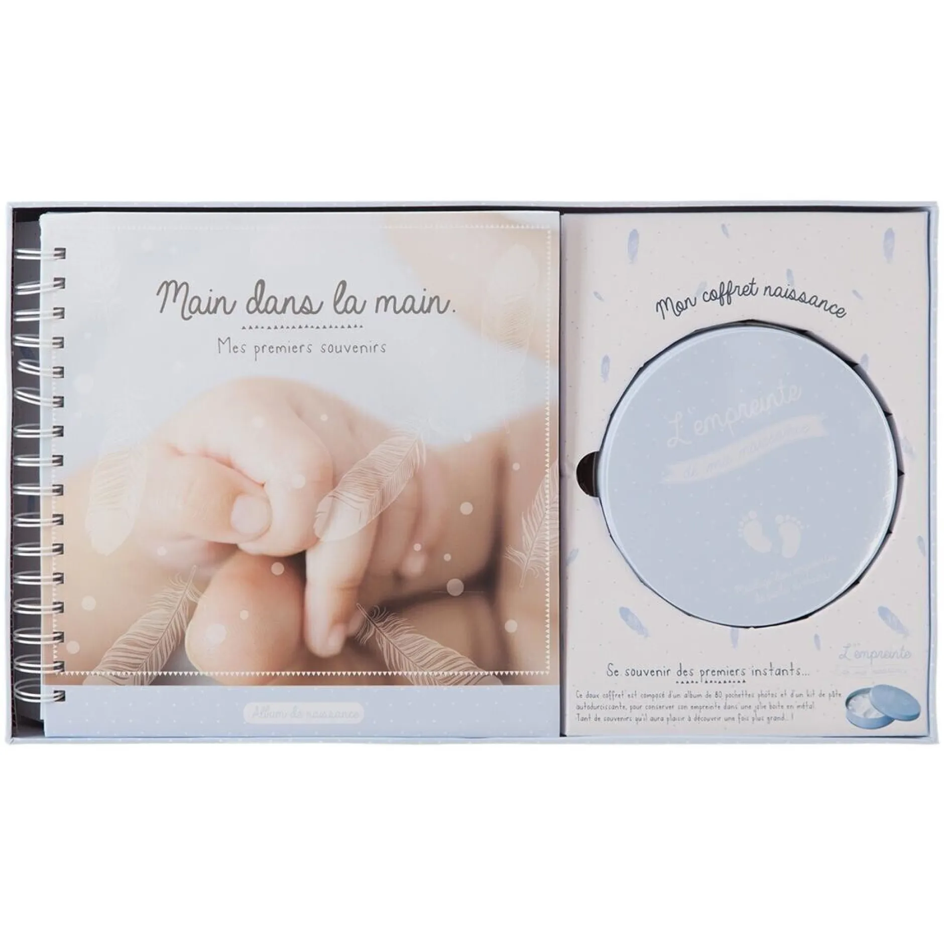 Coffrets De Naissance*Atmosphera Coffret empreinte et album photo de