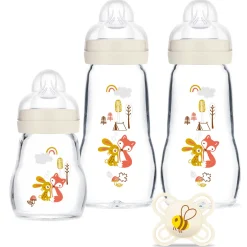 Coffrets Nouveau-Né|Biberons Verre*Mam Coffret naissance biberons verre de Aléatoire