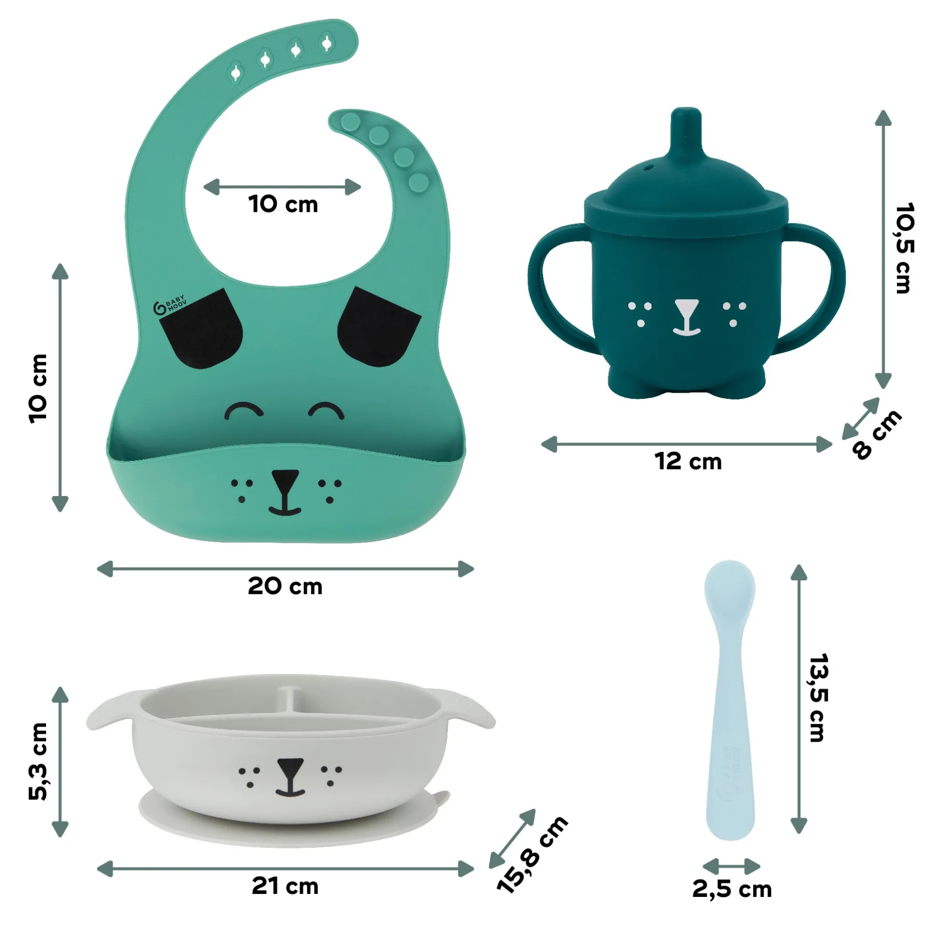 Coffrets*Babymoov Coffret Repas Learn'Isy de Chien