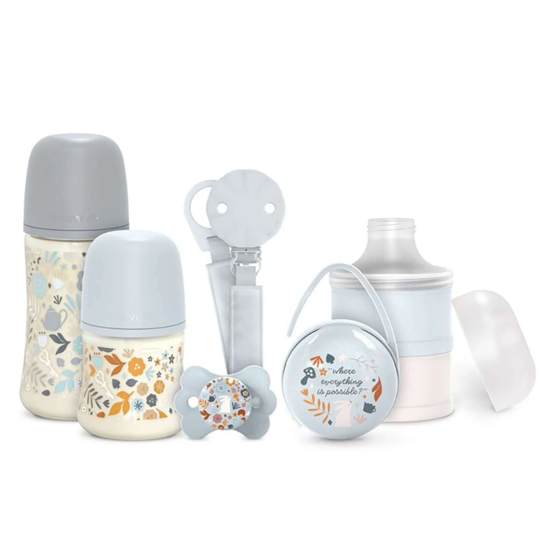 Coffrets Nouveau-Né|Biberons Pp (Polypropylène)*Suavinex Coffret Welcome Baby Set de Bleu