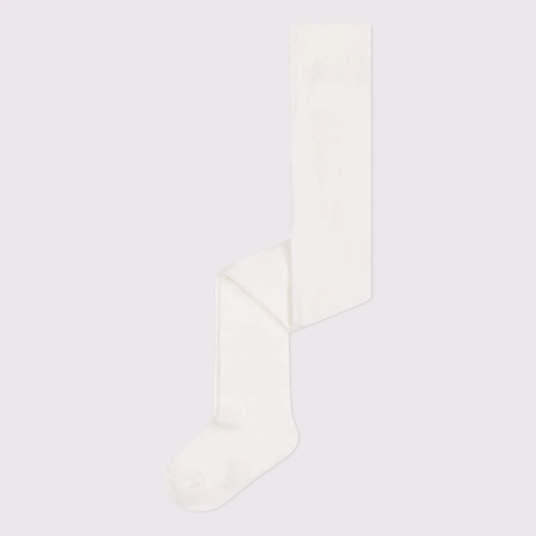 Chaussettes, Collants, Chaussons*Petit Bateau Collant uni en jersey de coton de Marshmallow