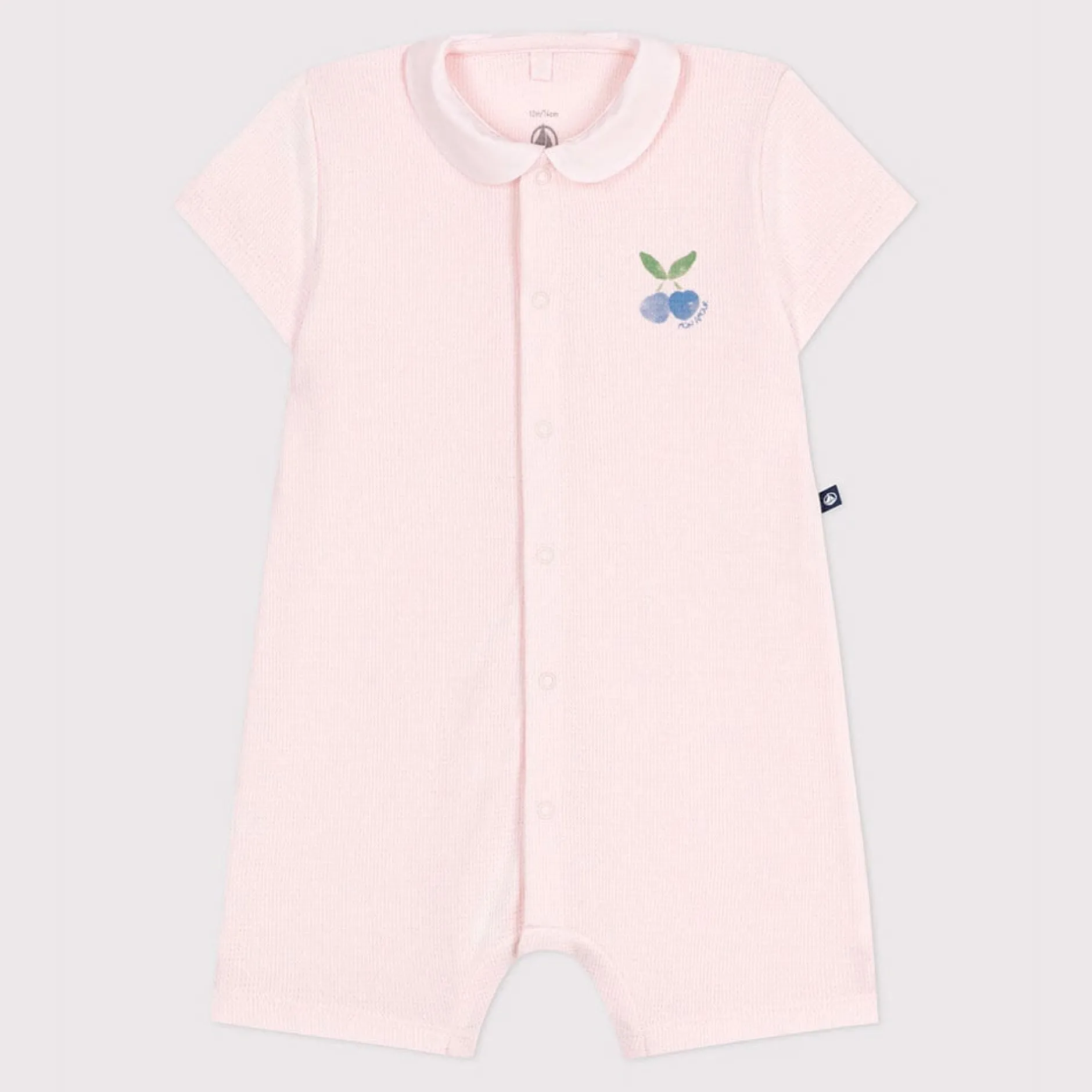 Combinaisons, Salopettes*Petit Bateau Combicourte bébé en coton et son col claudine de