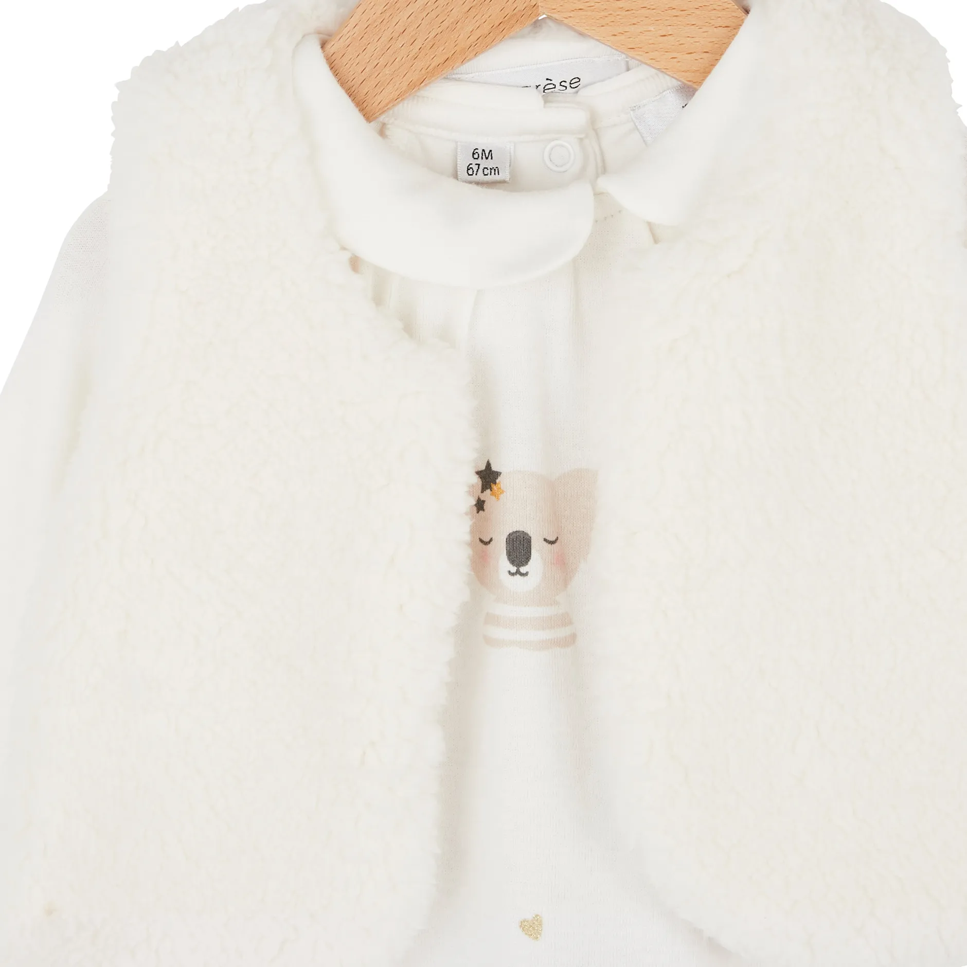 Combinaisons, Salopettes|Prématuré*Marèse Combinaison + gilet Petit Koala de Écru/Beige