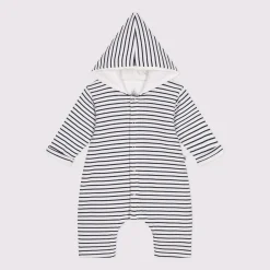 Combinaisons, Salopettes|Combinaisons, Salopettes*Petit Bateau Combinaison longue ouatinée à capuche en coton 18 mois de Marshmallow