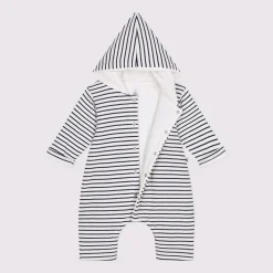 Combinaisons, Salopettes|Combinaisons, Salopettes*Petit Bateau Combinaison longue ouatinée à capuche en coton 18 mois de Marshmallow