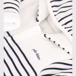 Combinaisons, Salopettes|Combinaisons, Salopettes*Petit Bateau Combinaison ouatinée à capuche et pieds de Marinière