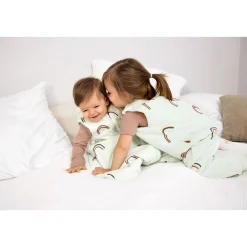 Combinaisons, Salopettes*Lässig Combinaison pour dormir enfants de Arc-en-ciel, menthe