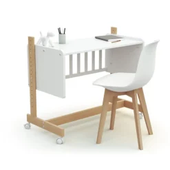 Cododo*AT4 Confort Berceau Cododo de Blanc/Hêtre