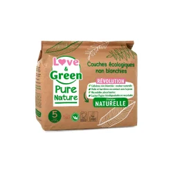 Couches*Love & Green Couches écologiques Pure Nature Eco Label T5 de