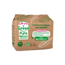 Couches*Love & Green Couches écologiques Pure Nature Eco Label T4+ de