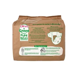 Couches*Love & Green Couches écologiques Pure Nature Eco Label T4+ de