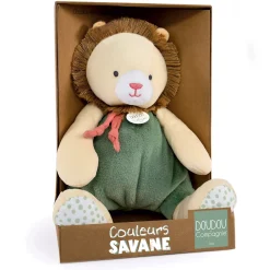 Doudous*Doudou et Compagnie Couleurs Savane Doudou 30 cm de Lion