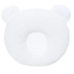 Couettes Et Oreillers|Cales-Bébé*Candide Coussin cale tête P'tit Panda de Blanc