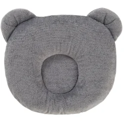 Couettes Et Oreillers|Cales-Bébé*Candide Coussin cale tête P'tit Panda de Gris Foncé