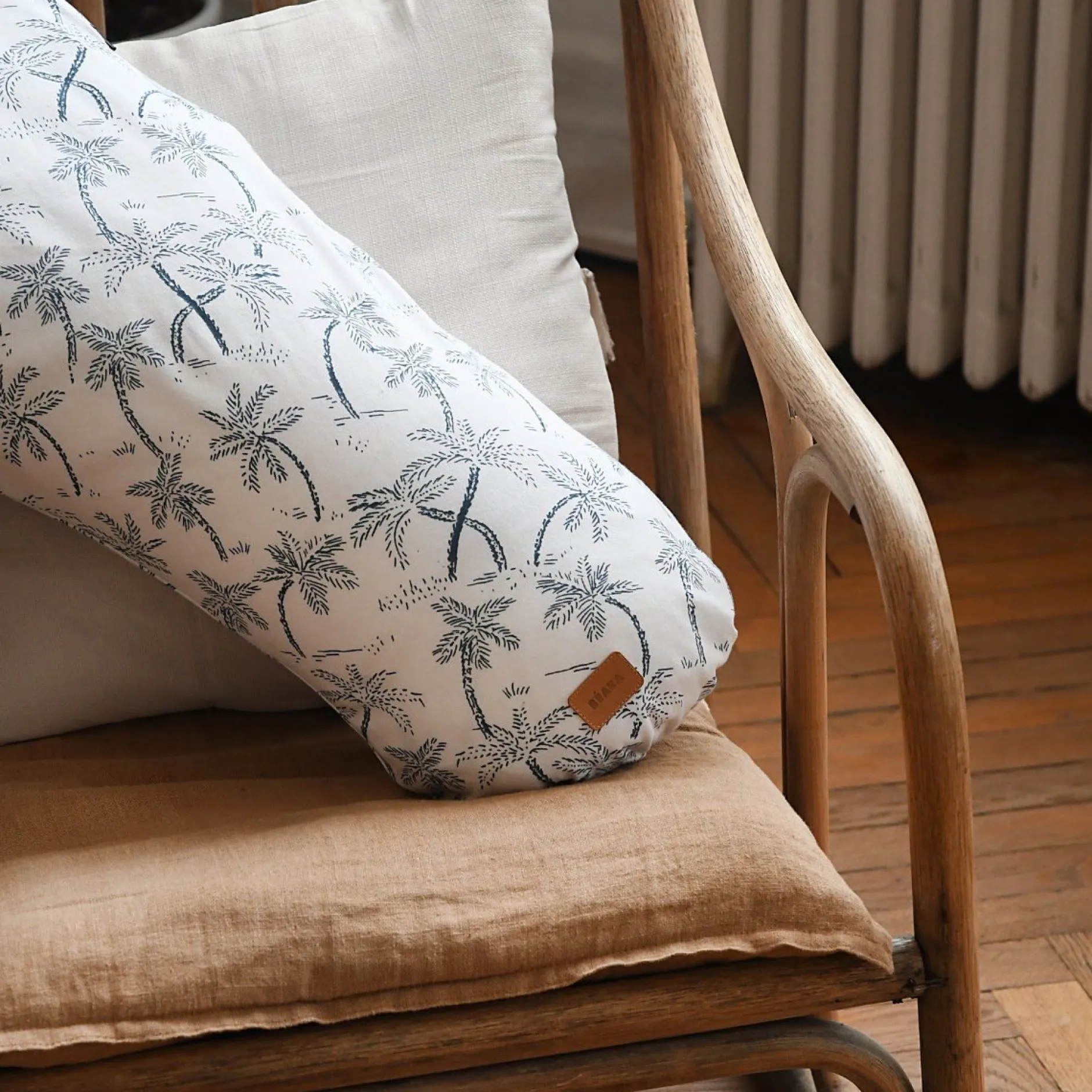 Coussins D'Allaitement|Coussins D'Allaitement*Béaba Coussin d'allaitement Big Flopsy™ de Palm Tree Blanc